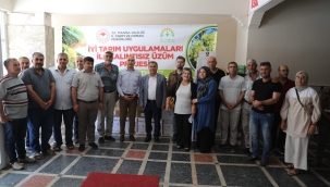 Ahmetli ve Saruhanlı'da kalıntısız üzüm projesi başladı