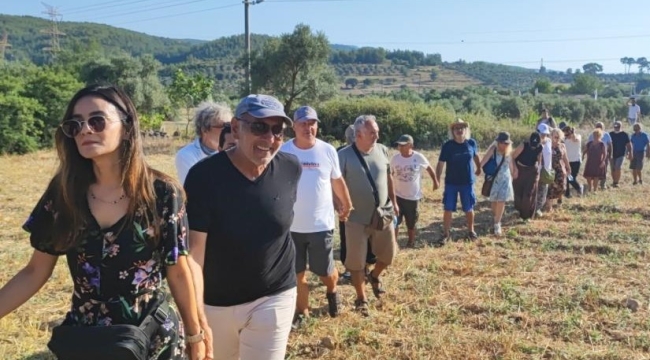 Akbelen'i korumak için kilometrelerce insan zinciri