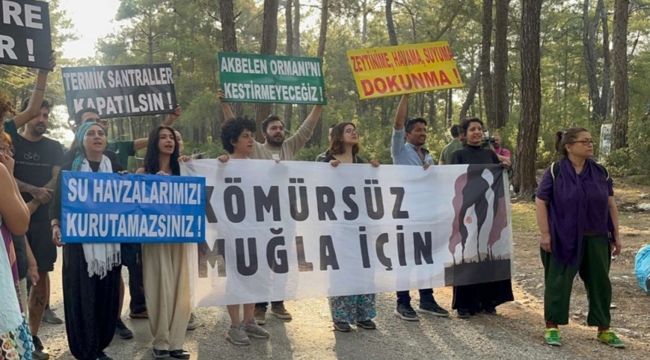 Akbelen'de kıyım orman durmuyor