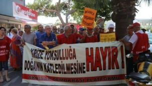 Akhisar'da binlerce vatandaş zamları protesto etti