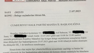 Akhisar'da CHP'de ilçe ile belediye arasında delege kavgası