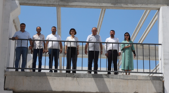 Başkan Akın yatırım projelerini denetledi