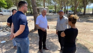 Başkan Bilgin çevre düzenlemelerini inceledi