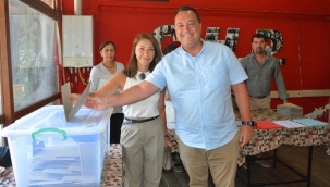 Başkan Dutlulu delege saçimine katıldı