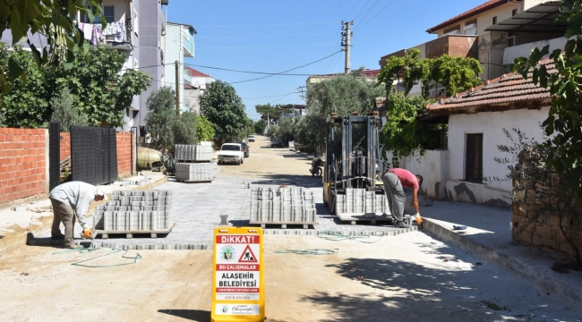 Belediye çalışıyor Alaşehir gelişiyor