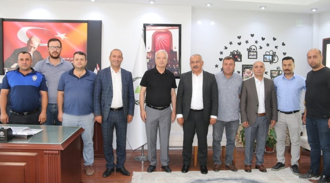 Belediye-iş'ten başkan Bilgin'e ziyaret