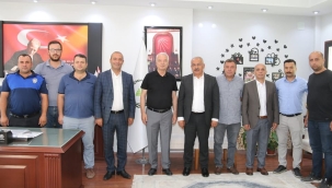 Belediye-iş'ten başkan Bilgin'e ziyaret