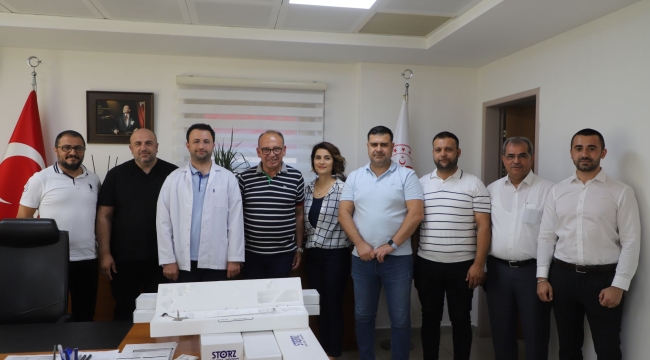 Devlet hastanesine cıhaz desteği
