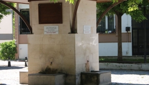 Güplüce çeşmesine uyarı tabelası asıldı 