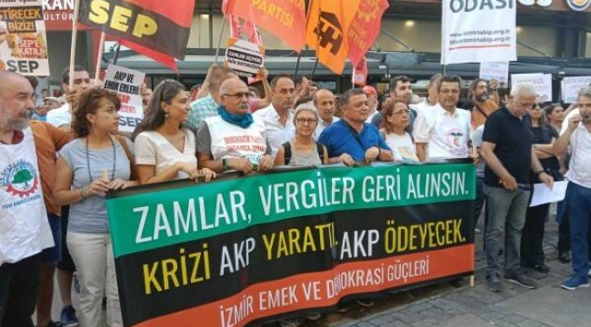 İzmir'de krizi AKP yarattı AKP ödeyecek eylemi