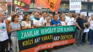İzmir'de krizi AKP yarattı AKP ödeyecek eylemi