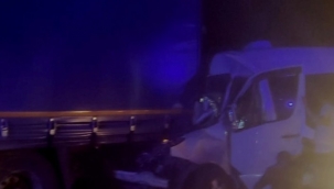 Kazada güreşciler yaralandı