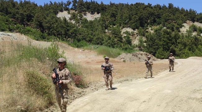 Manisa'da jandarma ormanlık alanda yangın denetimine başladı