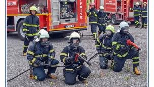 MOSB'ta yangın eğitimi sürüyor