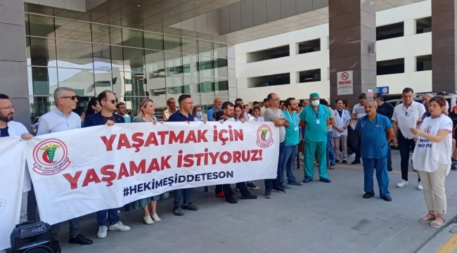 Sağlıkçılardan''yasamak ve yasatmak istiyoruz''çagrisi