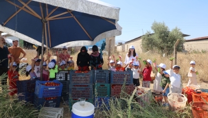 Öğrencilere "dersimiz tarla" eğitimi