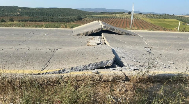 sıcaklar yol çatlattı
