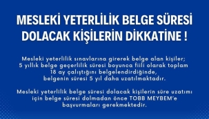 TSO'da belge yenileme telaşı