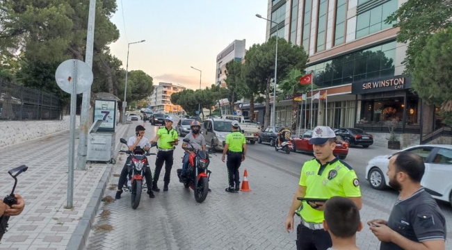 Turgutlu'da asayiş ve trafik kontrolü
