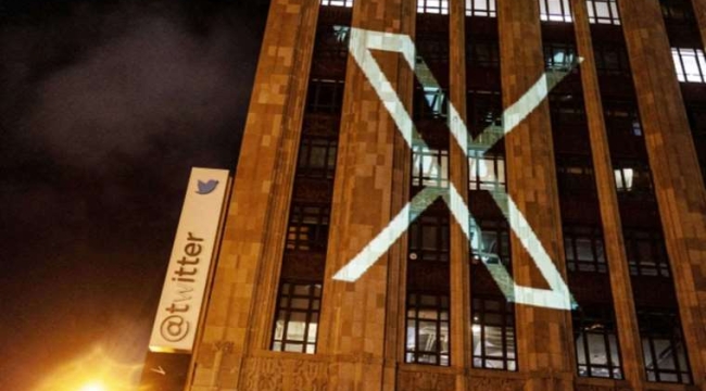 Twitter'ın logosu değiti,kuş gitti X geldi