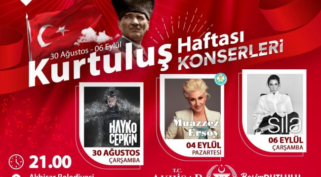 Akhisar'lılar müziğe doyacak