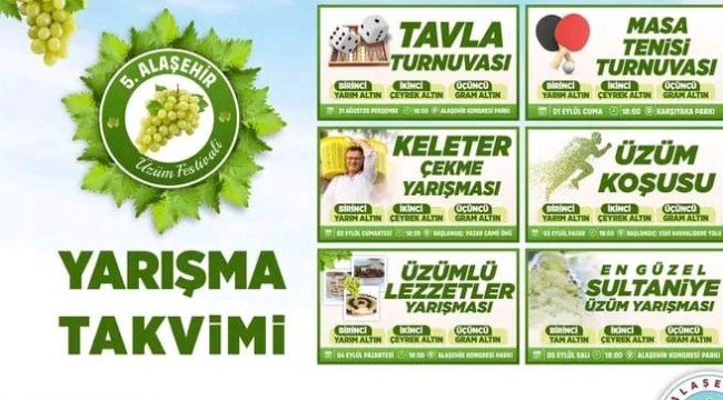 Alaşehir'de festival heycanı