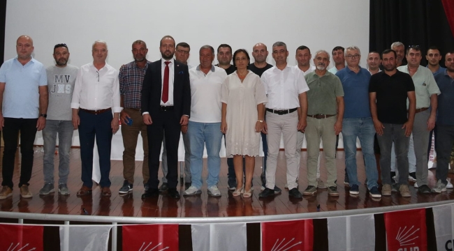 Başkan Bilgin CHP ilçe başkanı seçilen Günbay'ı kutladı
