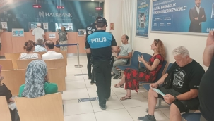 Bankalara dolandırıcılığı önleme afişleri asıldı