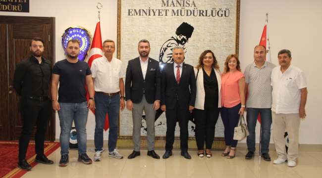 Başkan Akan müdür Aktaş'ı ziyaret etti