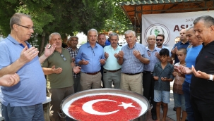 Başkan Bilgin,aure dağıttı