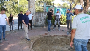 Başkan Bilgin,pazaryeri ve düğün salonunda incelemelerde bulundu