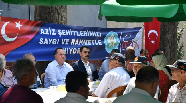 Başkan Dutlulu Akhisarlı şehitler için dua etti