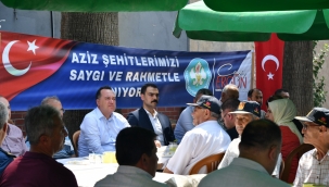 Başkan Dutlulu Akhisarlı şehitler için dua etti