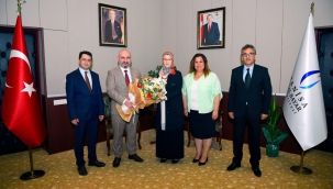 Başkan Rona,rektör Kibar'ı ziyaret etti