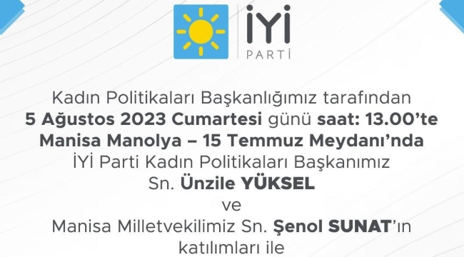 İyi Partiden zam toplantısı