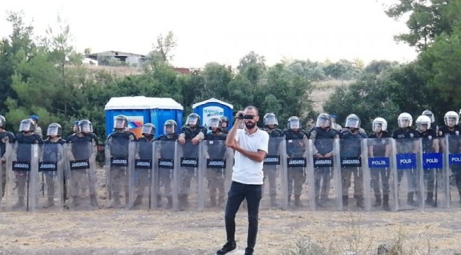 Jandarma Akbelen'de tuvalete izin vermedi