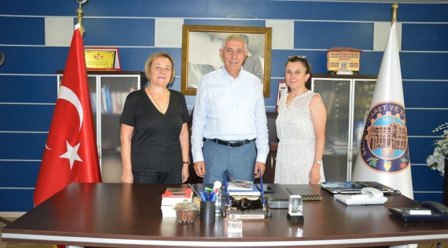 Kadın girişiciler TSO başkanı Yüksel'i ziyaret etti