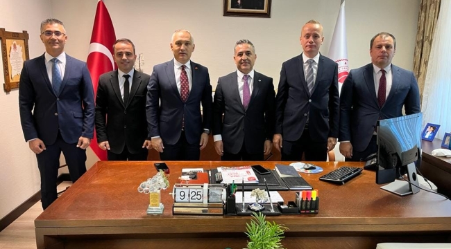Müdür Öztürk Ankara'da bir dizi ziyretlerde bulundu