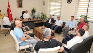 Müdür Öztürk,kaymakam Güngör'ü ziyaret etti