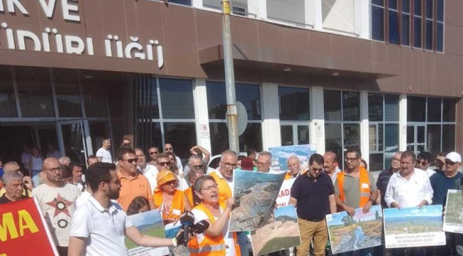 Muratdağı'nda altın madenciliğine karşı toplu dilekçe 