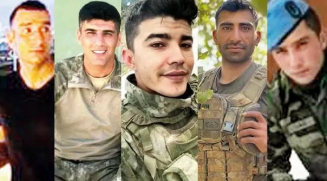 Pençe-kilit'te 5 asker şehit