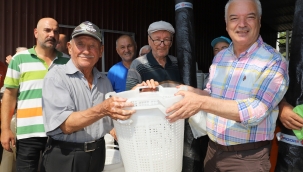 Saruhanlı'da üreticilerin yüzünü güldüren yardım