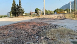 Soma'da mahlle içler acısı mahalle manzaraları