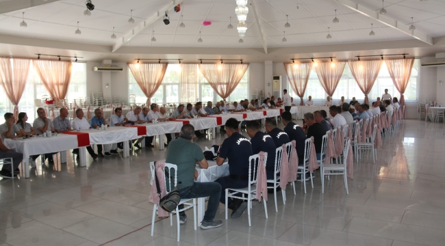 Toplantıya başkan Bilgin'de katıldı