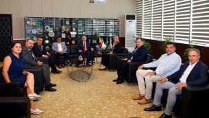 TSO başkanı Yılmaz,müdür Aktaş ve rektör Kibar'ı ziyaret etti