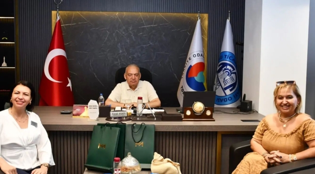 TUTSO başkanı Aydın'ı ziyaret etti