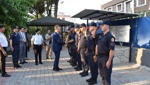 Vali Ünlü,emniyet birimlerini denetledi