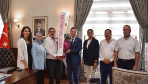 Vali Ünlü'ye hayırlı olsun ziyareti