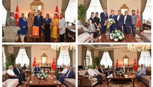 Vali Ünlü'ye hayırlı olsun ziyaretleri