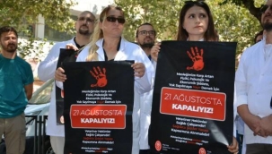 Veteriner hekimler 'kapalıyız'eylemiyle şiddeti protesto ettiler